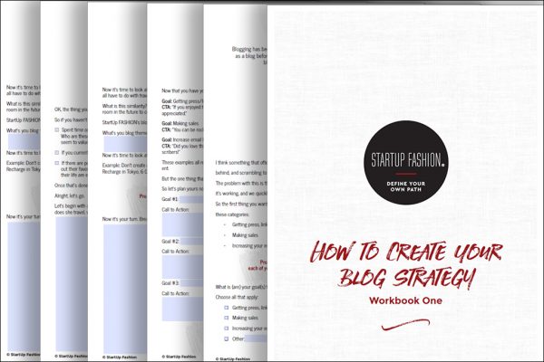 Fashion Blog Strategy Workbook