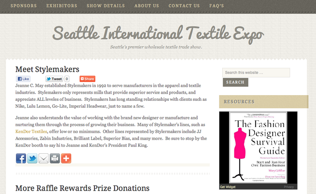 Seattle International Textile Expo