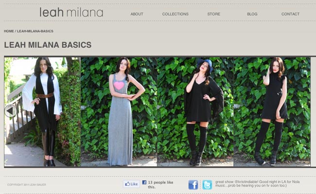 Leah Milana - Start Up Fashion business resource